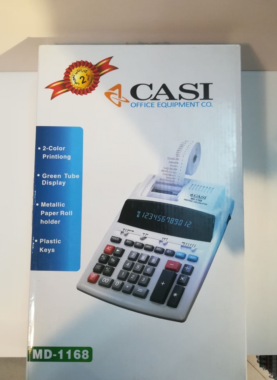 ماشین حساب دارای چاپگر CASI
