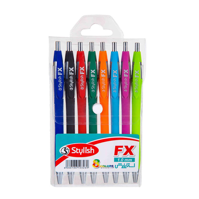 پک خودکار 8 عددی Stylish