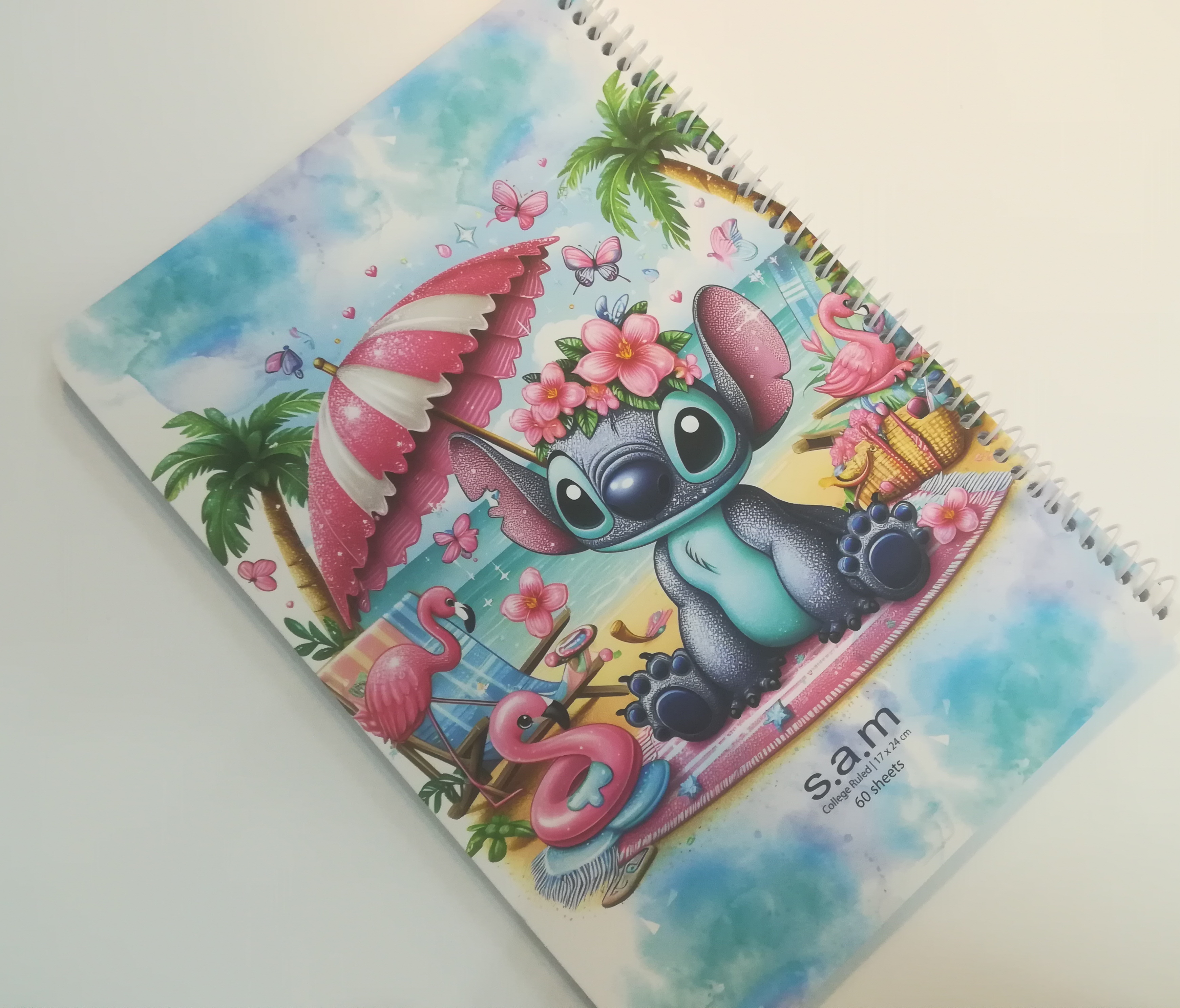 دفتر 60 برگ خط دار S. A. M فانتزی