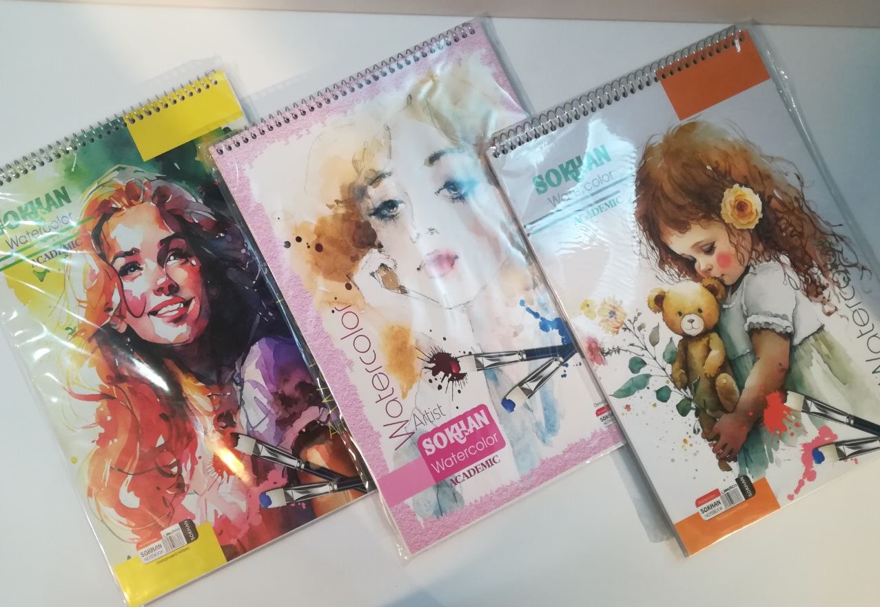 دفتر ابرنگ A4