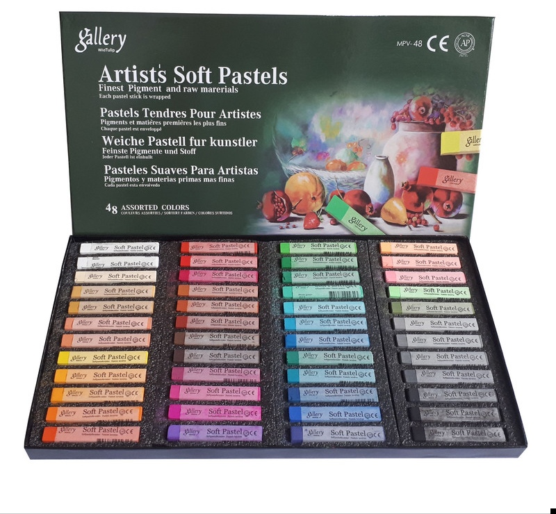 پاستل 48 رنگ گچی gallery اصل