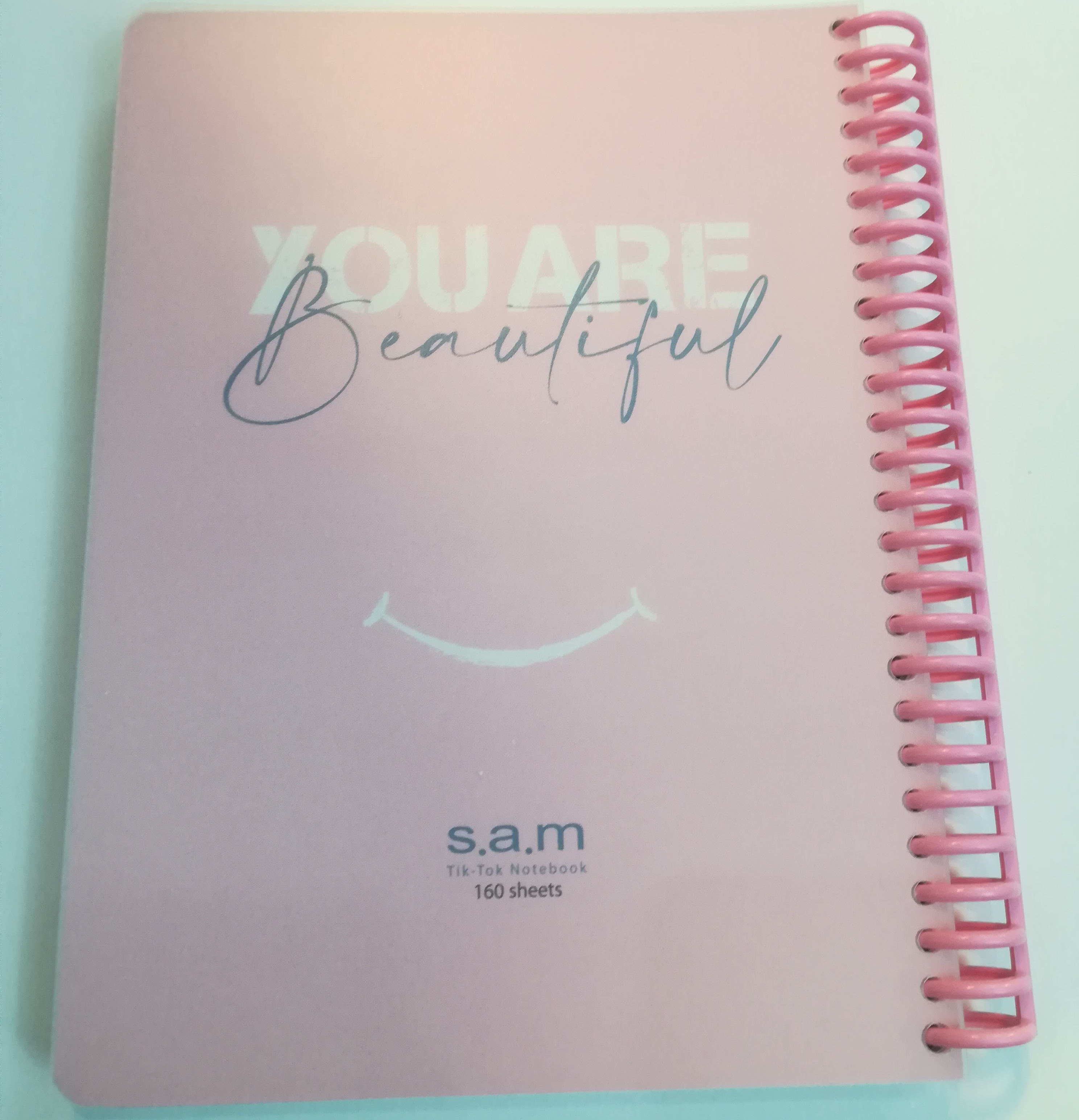 دفتر 160 برگ خط دار S. A. M بزرگ