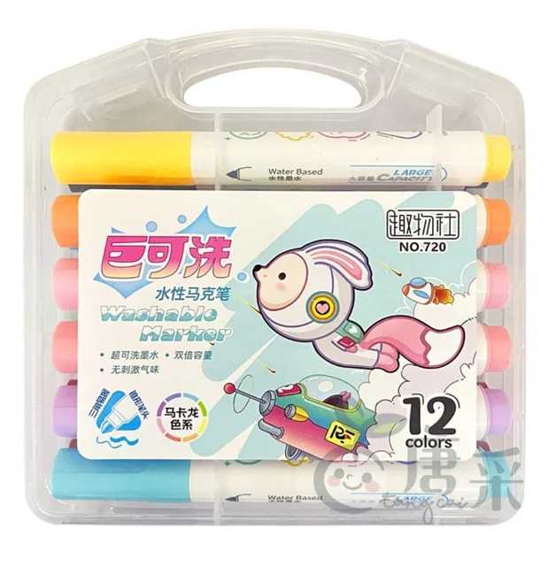 ماژیک 12 رنگ پاستلی