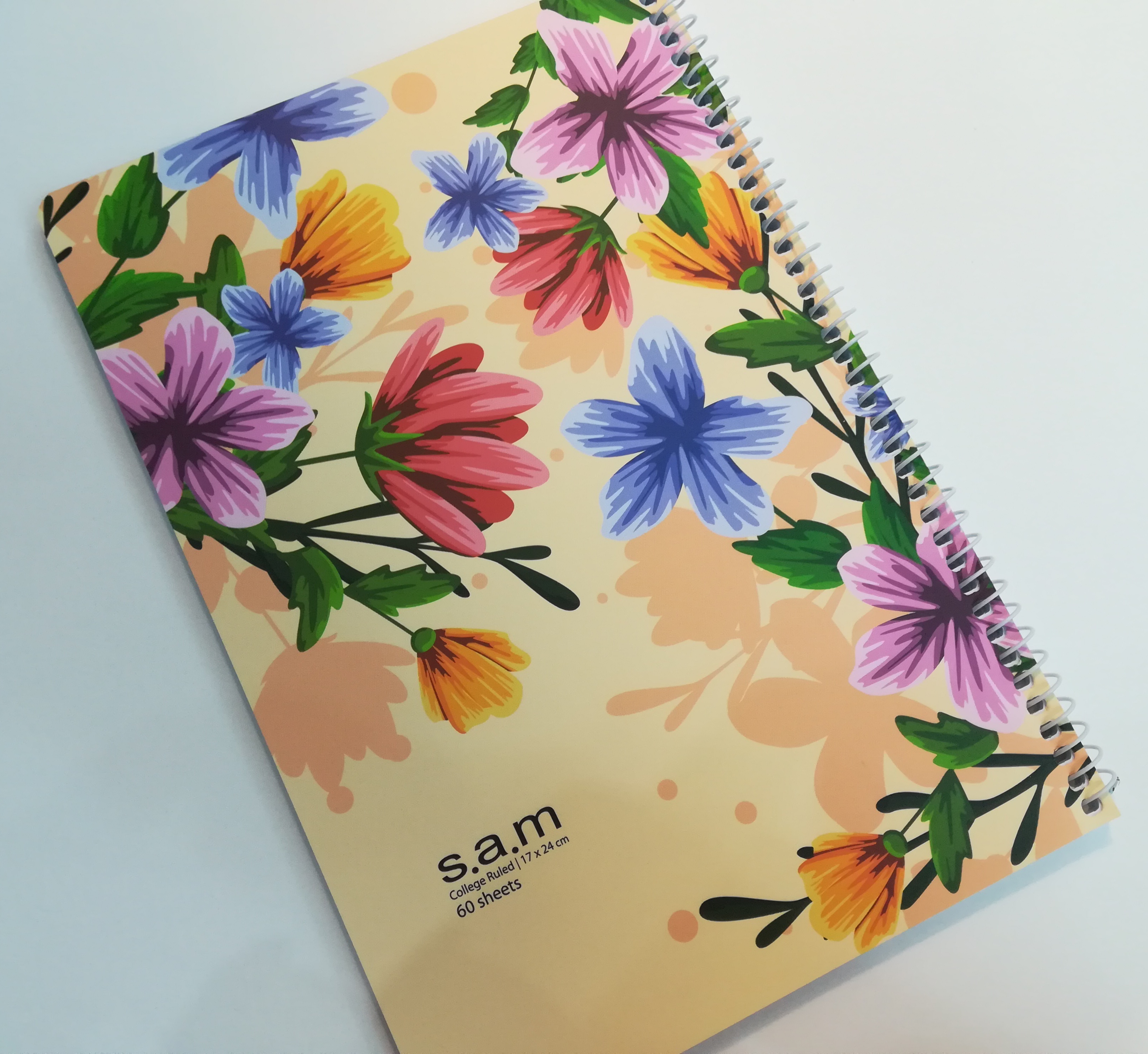 دفتر 60 برگ خط دار S. A. M