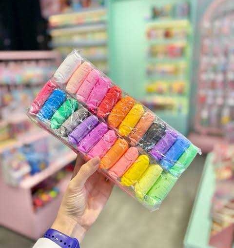 خمیر 24 رنگ سبک یا Clay