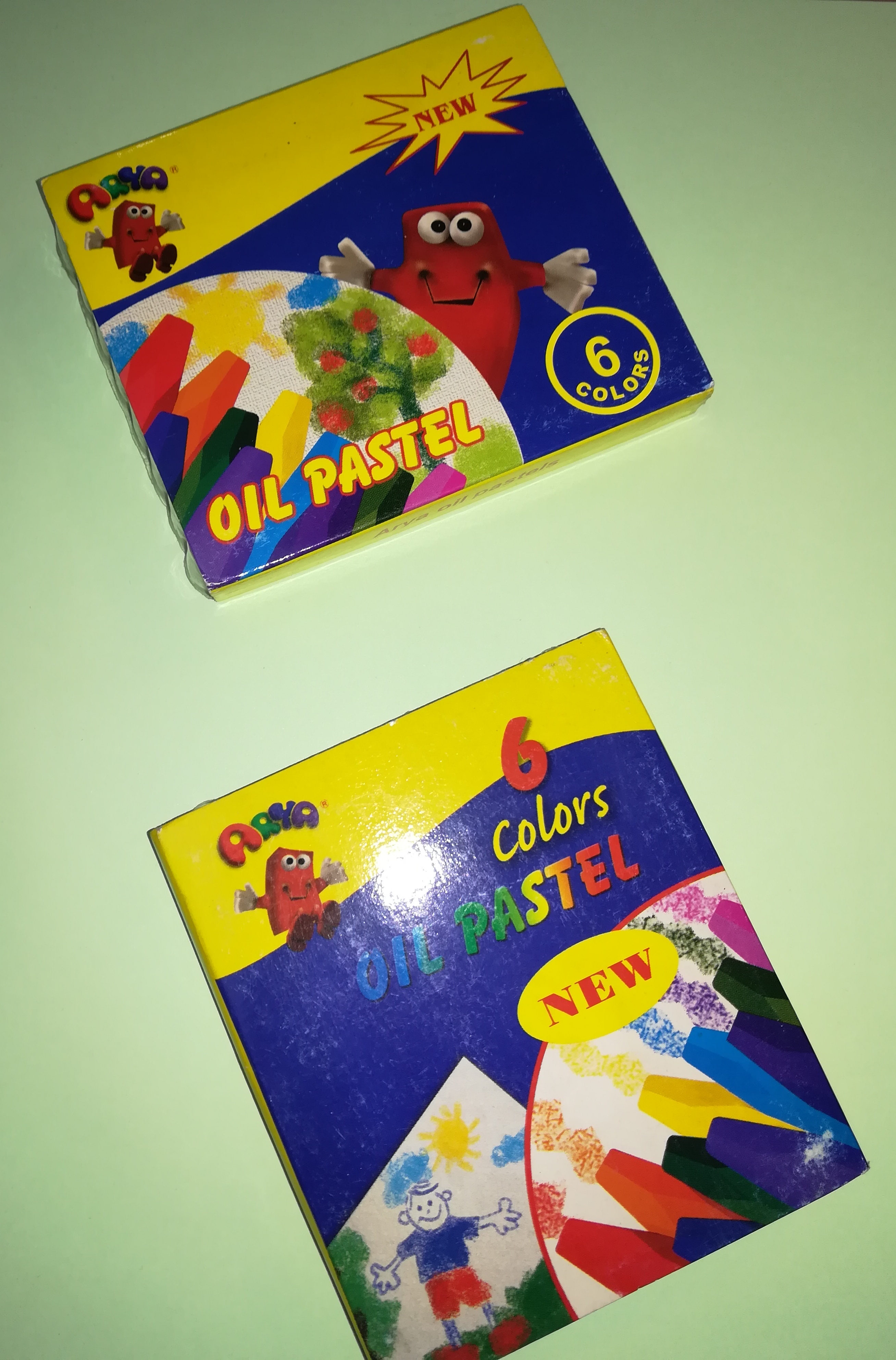 پاستل 6 عددی اریا