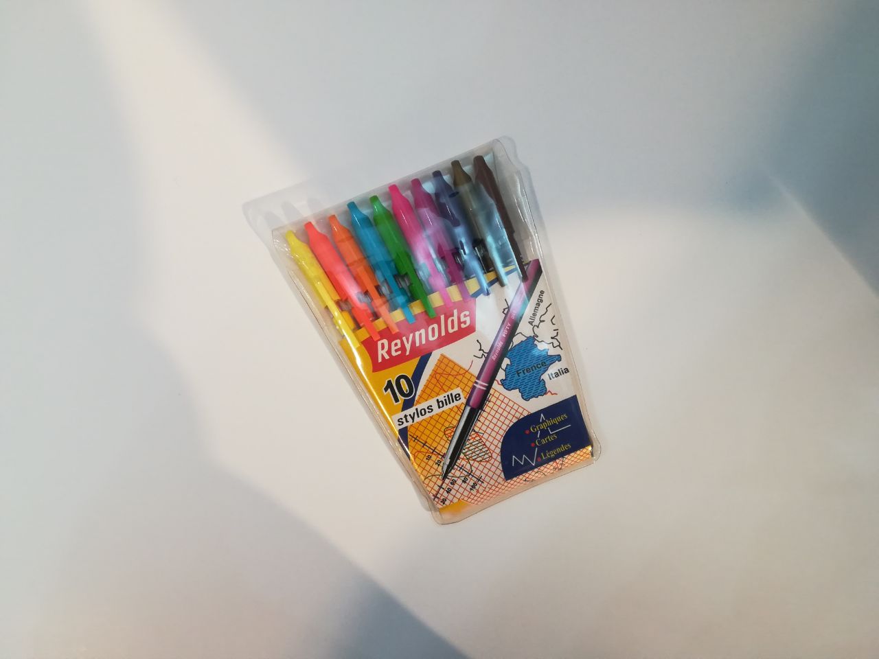 روان نویس 10 رنگ فرانسوی Reynolds