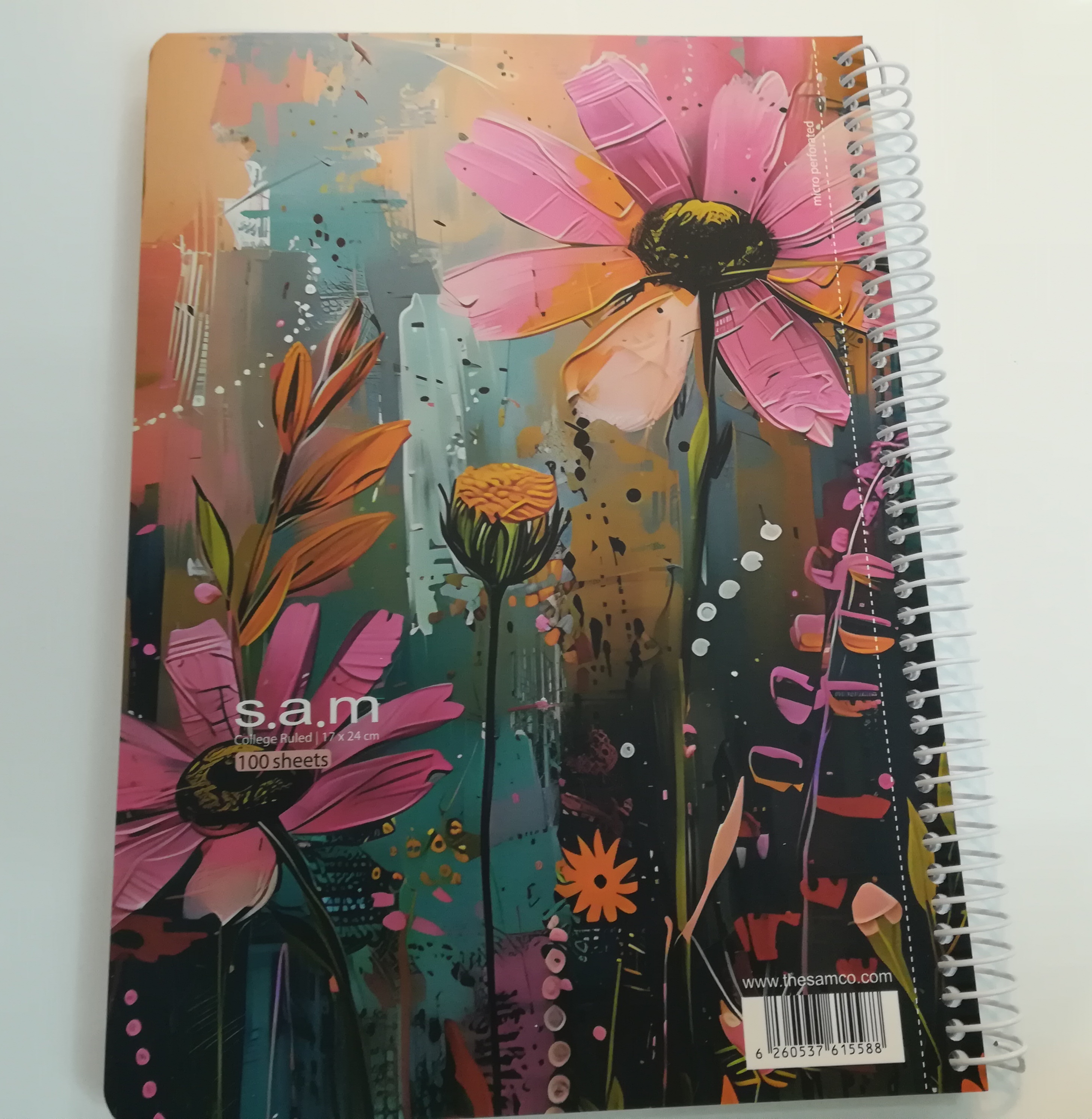 دفتر 100 برگ خط دار S. A. M