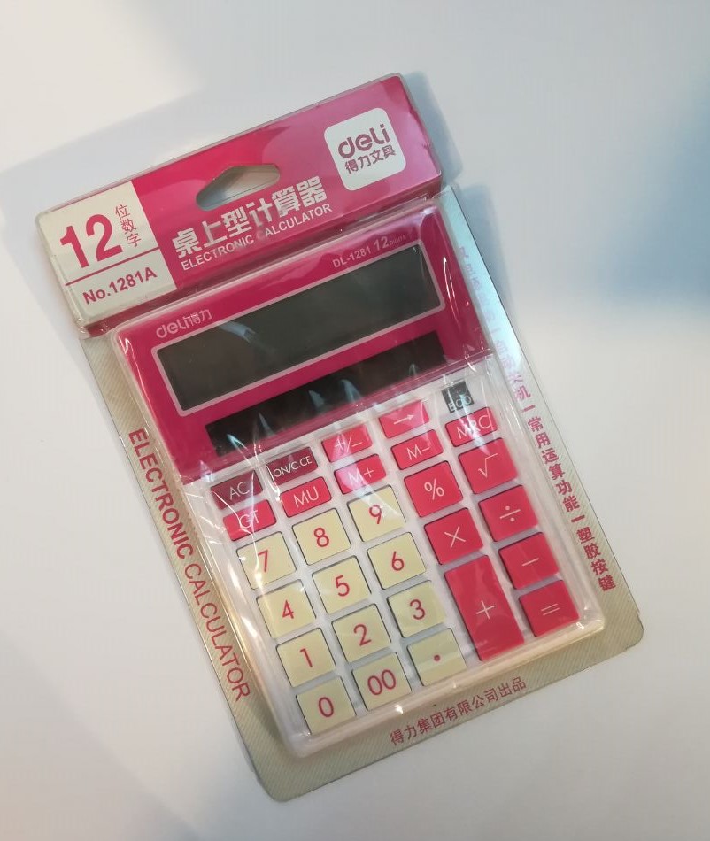 ماشین حساب چینی درجه یک deli اصل